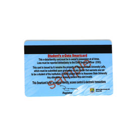 Odporna na wodę karta RFID do odczytu NFC, plastikowe karty z paskiem na zamówienie