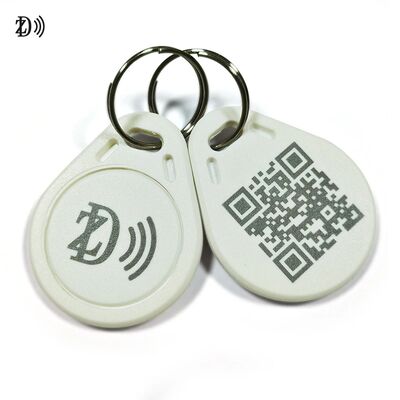 Wodoodporny brelok RFID MIFARE Classic EV1 ABS z możliwością personalizacji LOGO/kodu QR do kontroli dostępu
