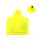 Żółte tagi zwierząt gospodarskich RFID UHF / Małe tagi bydlęce wielofunkcyjne RFID