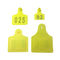 Barcode Rfid Pasywne logo Drukowanie przywieszek do uszu zwierząt