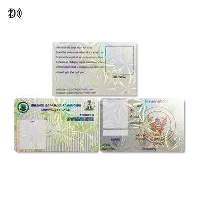 Karta biznesowa z drukiem UV i wytłoczeniem NFC NTAG213 NTAG215 NTAG216