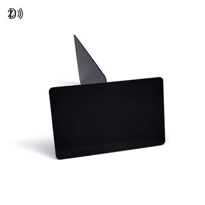 Drukująca czarna matowa karta 13,56 MHz MIFARE DESFire EV1/2/3 plastikowa karta RFID NFC czarna