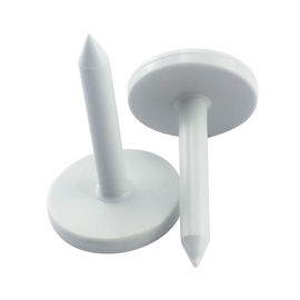 41 * 28mm Biały ABS RFID Wood Nail Tag Wodoodporny do zarządzania lasami drzew
