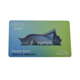 Plastic RFID Smart Card CMYK Off Set Drukowanie odporne na manipulacje Standard ISO