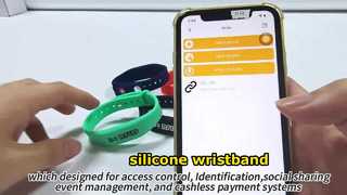 Opaska silikonowa RFID